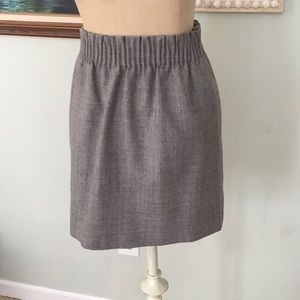 Jcrew gray wool skirt.